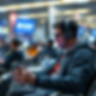 Illustration of a user engaging with crypto information on Discord