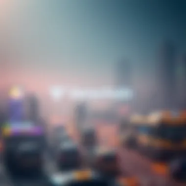 Graphical illustration of Verachain's decentralized platform