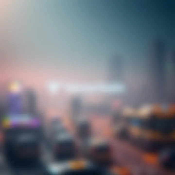 Graphical illustration of Verachain's decentralized platform