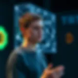 Vitalik Buterin presenting blockchain innovations