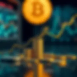 Symbolic representation of cryptocurrency investment growth