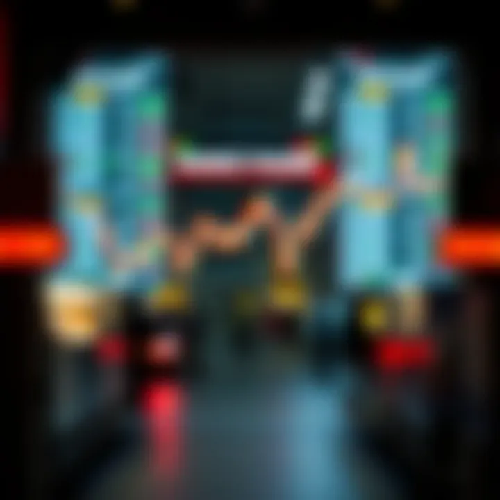 Visual representation of market phases in Wyckoff Distribution