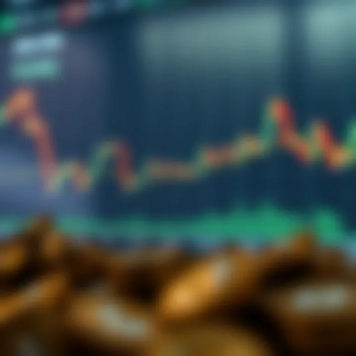 Market analysis chart for cryptocurrencies