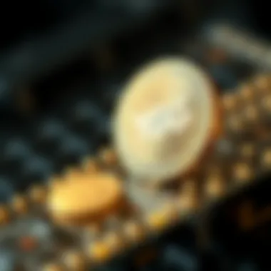 Visual depiction of blockchain technology supporting YGG coin