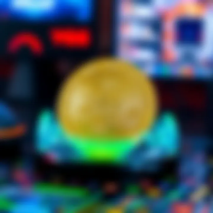 Conceptual representation of YGG coin in the gaming ecosystem