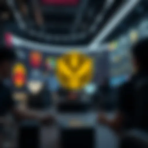 Visual representation of Yield Guild Games ecosystem