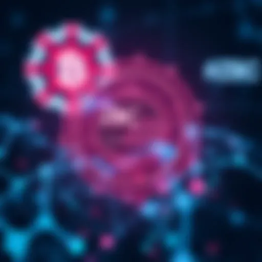 Innovative blockchain technology concept